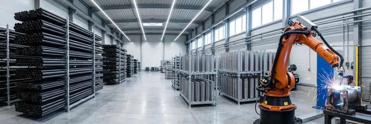 Modern manufacturing facility